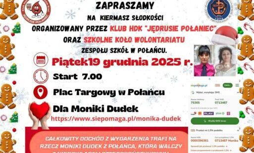 Zdjęcie do Świąteczny Kiermasz Słodkości w Połańcu już 19 grudnia 2025!