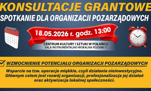 Zdjęcie do Zdobądź grant dla swojej organizacji! Zapraszamy na Spotkanie Informacyjne o grantach  LGD &ndash; Dorzecze Wisły