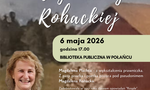 Zdjęcie do Zapraszamy na spotkanie autorskie z Magdaleną Rohacką