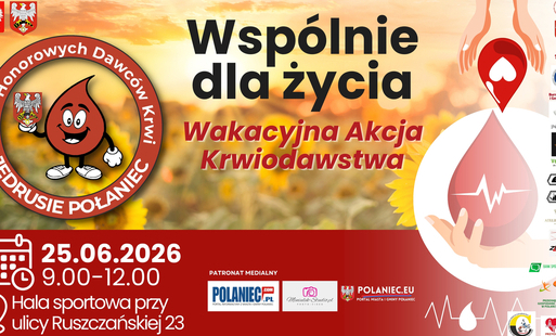 Zdjęcie do &bdquo;Wsp&oacute;lnie dla życia&rdquo; Wakacyjna Akcja Krwiodawstwa