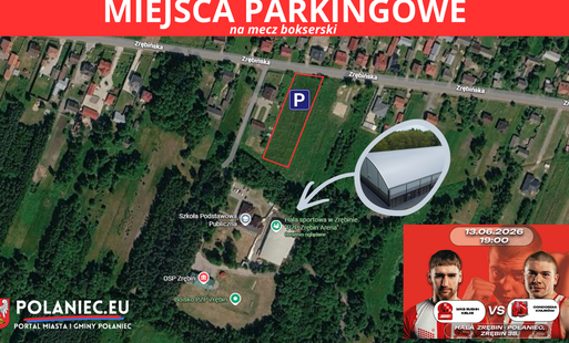 Zdjęcie do Miejsca parkingowe dla kibic&oacute;w gali bokserskiej