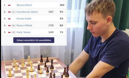 Zdjęcie do Kolejny wielki sukces młodego szachisty z Połańca