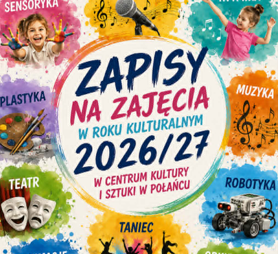 Zdjęcie do  Ruszają zapisy na zajęcia w CKiSz!