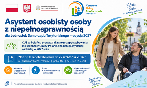 Zdjęcie do &bdquo;Asystent osobisty osoby z niepełnosprawnością" dla Jednostek Samorządu Terytorialnego - edycja 2027