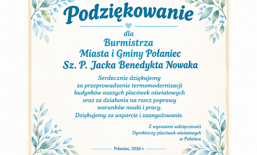 Zdjęcie do Burmistrz podsumował inwestycje w oświacie. Dyrektorzy podziękowali za wsparcie
