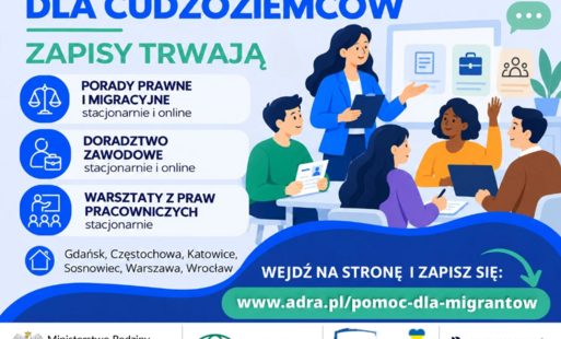 Zdjęcie do Bezpłatne wsparcie prawne, zawodowe i warsztaty dla cudzoziemc&oacute;w