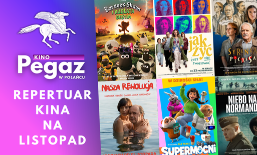 Zdjęcie do Repertuar kina pegaz - listopad