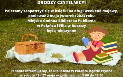 Zdjęcie do Informacja dla czytelnik&oacute;w