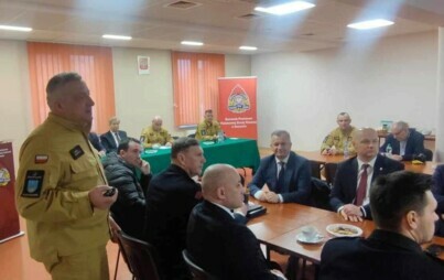 Zdjęcie do Odprawa roczna podsumowująca działalność Komendy Powiatowej Państwowej Straży Pożarnej w Staszowie (zdjęcia)