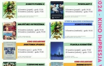 Zdjęcie do Filmowe propozycje w kwietniu w kinie &bdquo;Impresja&quot; 