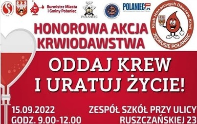 Zdjęcie do Informacja - Honorowa Akcja Krwiodastwa