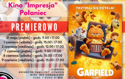 Zdjęcie do Kino "Impresja" zaprasza na animacje ,,Garfield''