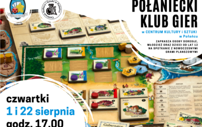 Zdjęcie do Połaniecki Klub Gier zaprasza na sierpniowe gry planszowe