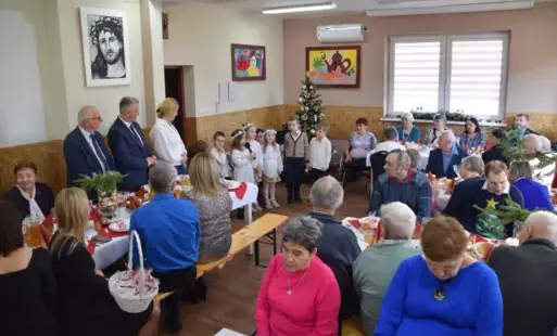 Zdjęcie do Spotkanie Wigilijne w Środowiskowym Domu Samopomocy w Połańcu 