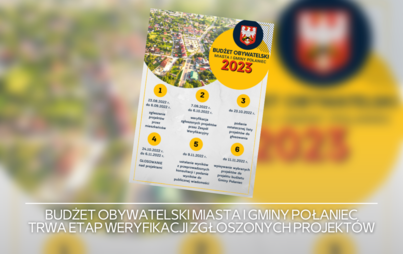 Zdjęcie do Budżet Obywatelski Miasta i Gminy Połaniec - trwa etap weryfikacji zgłoszonych projekt&oacute;w