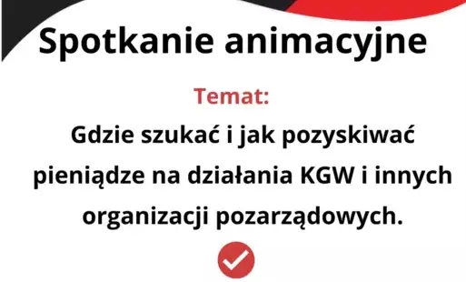 Zdjęcie do Już wkr&oacute;tce spotkanie gdzie szukać i jak pozyskiwać pieniądze na działania KGW i innych organizacji pozarządowych