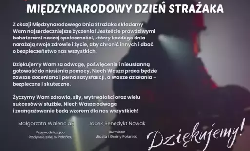 Zdjęcie do  Międzynarodowy Dzień Strażaka 