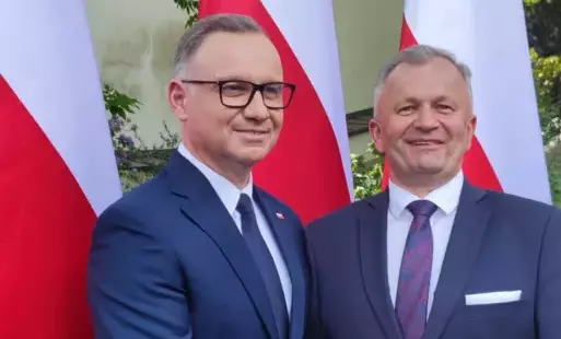 Zdjęcie do Wizyta Burmistrza Połańca w Pałacu Prezydenckim z okazji Dnia Samorządu Terytorialnego