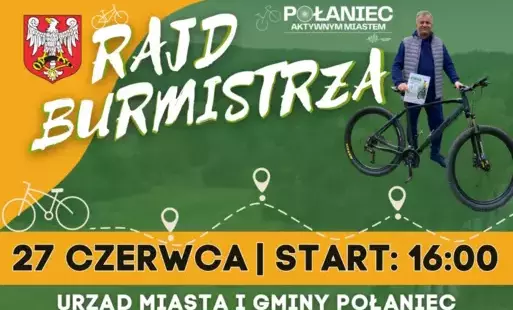 Zdjęcie do Zapraszamy na Rajd Rowerowy Burmistrza Miasta i Gminy Połaniec!