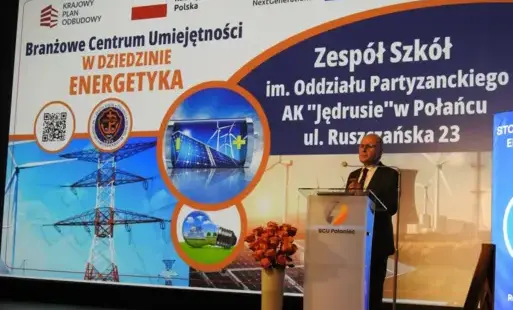 Zdjęcie do Otwarcie Branżowego Centrum Umiejętności w Dziedzinie Energetyki w Zespole Szk&oacute;ł w Połańcu