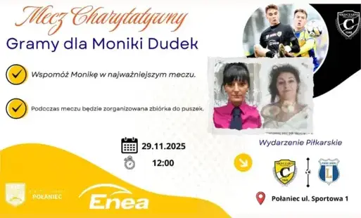 Zdjęcie do Czarni Połaniec w sobotę podejmą Pogoń-Sok&oacute;ł Lubacz&oacute;w! Zaproszenie na mecz charytatywny!