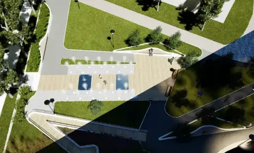 Zdjęcie do Koncepcja architektoniczna zagospodarowania terenu obok Placu Zabaw przy ul. Kołłątaja 