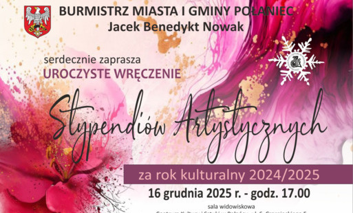 Zdjęcie do Uroczyste wręczenie stypendi&oacute;w artystycznych - zapraszamy