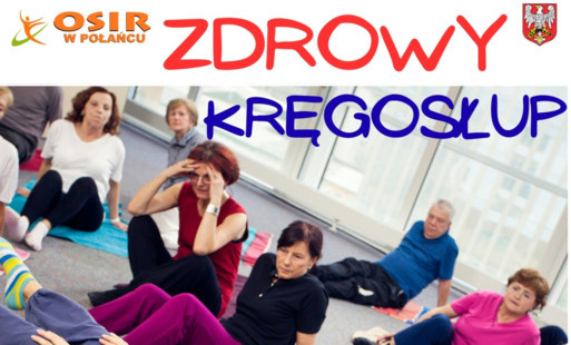 Zdjęcie do Zapraszamy na zajęcia Zdrowy kręgosłup