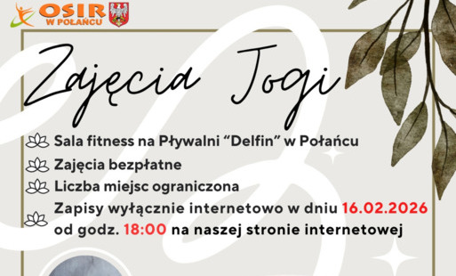 Zdjęcie do Zapraszamy na zajęcia jogi