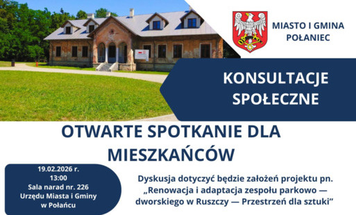 Zdjęcie do Zapowiedź spotkania otwartego w ramach konsultacji społecznych