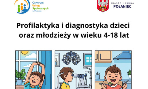 Zdjęcie do Zadbaj o zdrowie swojego dziecka. Bezpłatne badania przesiewowe w Połańcu