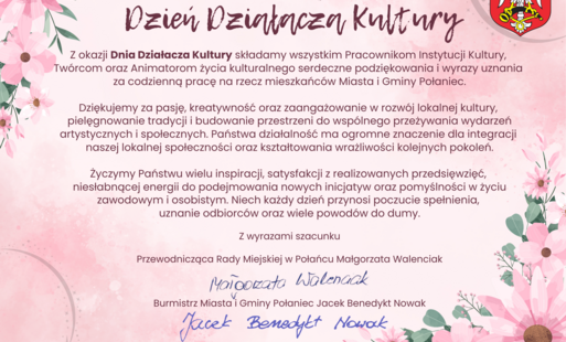 Zdjęcie do 29 maj Dzień Działacza Kultury