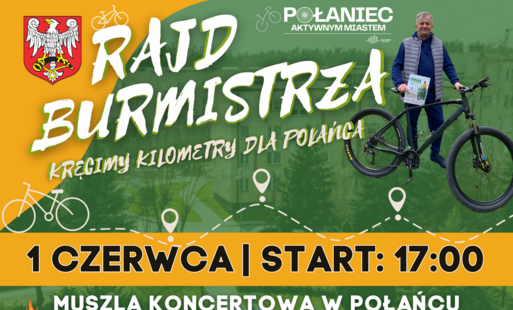 Zdjęcie do Zapraszamy na Rajd Rowerowy Burmistrza Miasta i Gminy Połaniec!