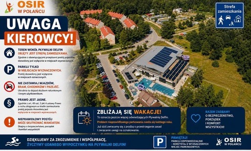 Zdjęcie do Ważny komunikat dla mieszkańc&oacute;w i gości odwiedzających Pływalnię Delfin