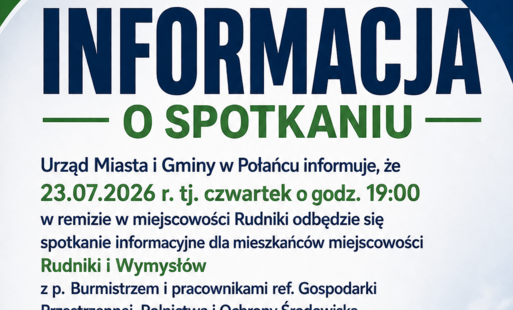 Zdjęcie do Informacja o spotkaniu w miejscowości Rudniki i Wymysł&oacute;w