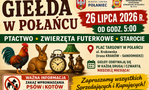 Zdjęcie do Giełda w Połańcu już w tą niedzielę