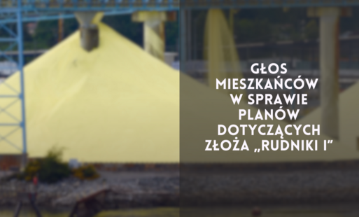 Zdjęcie do Głos mieszkańc&oacute;w w sprawie plan&oacute;w dotyczących złoża &bdquo;Rudniki I&rdquo;