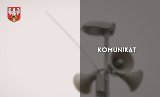 Zdjęcie do Komunikat