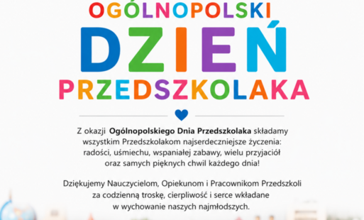 Zdjęcie do Og&oacute;lnopolski Dzień Przedszkolaka - 20 września
