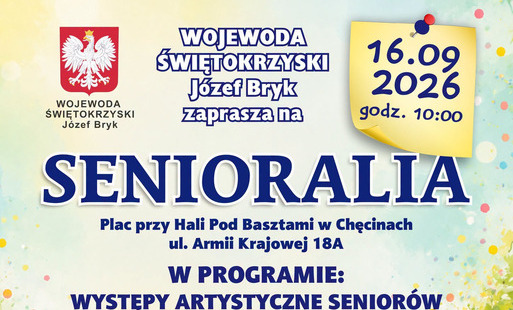 Zdjęcie do Święto aktywności i integracji! Zapraszamy na Wojew&oacute;dzkie Senioralia w Chęcinach