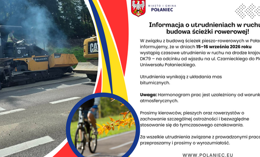 Zdjęcie do Informacja dla mieszkańc&oacute;w &ndash; czasowe utrudnienia w ruchu