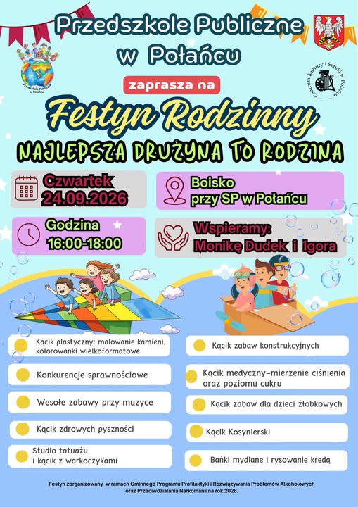 Zdjęcie do Festyn rodzinny - najlepsza drużyna to rodzina