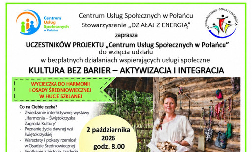 Zdjęcie do Bezpłatny wyjazd do Harmonii i Osady Średniowiecznej &ndash; zapraszamy uczestnik&oacute;w projektu CUS