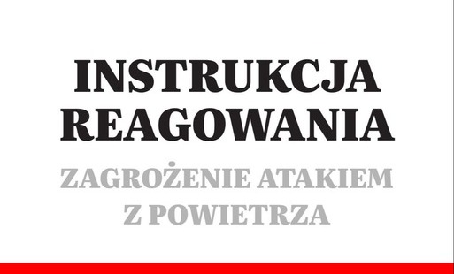 Zdjęcie do Instrukcja reagowania - Zagrożenie atakiem z powietrza