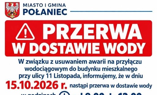 Zdjęcie do Przerwa w dostawie wody - sprawdź kiedy i gdzie!