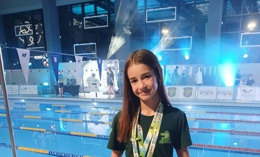 Zdjęcie do Patrycja Badyl z dwoma złotymi medalami i rekordem okręgu