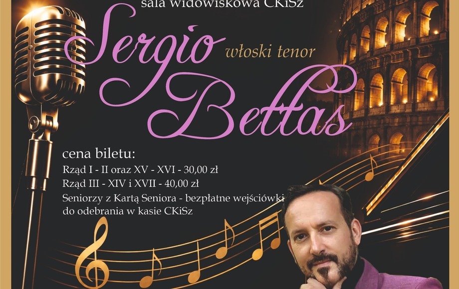 Koncert Sergio Bettasa w Połańcu