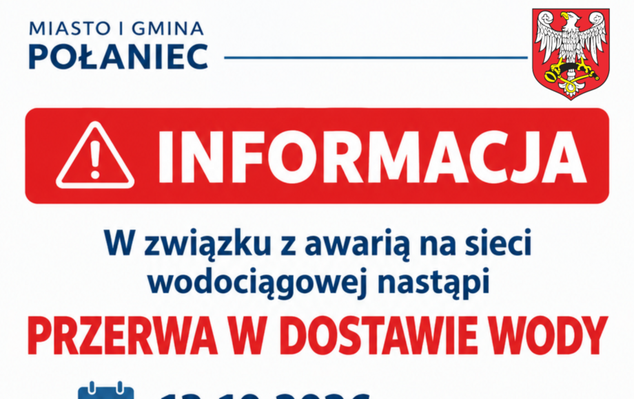 Przerwa w dostawie wody w Tursku Małym i Tursku Małym Kolonii