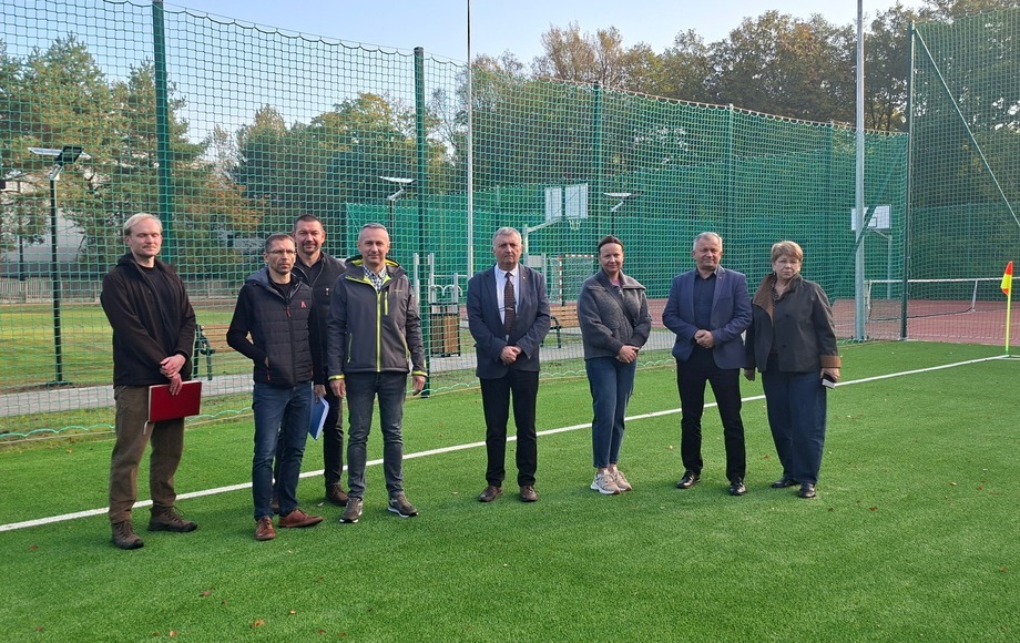 Odbiór kompleksu sportowego Orlik 2024 w Zrębinie